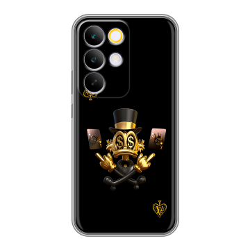 Силиконовый чехол на Realme C85 Pro с принтом Золотой скрудж макдак