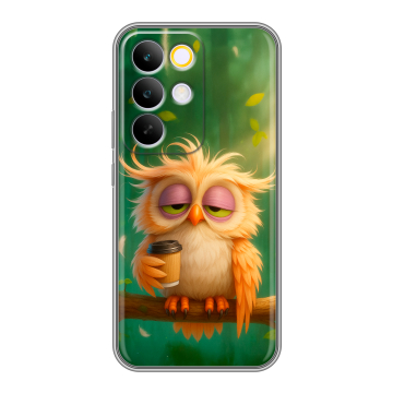 Силиконовый чехол на Realme C85 Pro с принтом сова