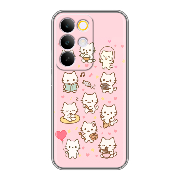 Силиконовый чехол на Realme C85 Pro с принтом Hello Kitty Хелоу Кити Силиконовый чехол на Realme C85 Pro с принтом Hello Kitty Хелоу Кити