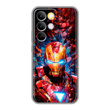 Силиконовый чехол на Realme C85 Pro с принтом Железный человек Ironman Силиконовый чехол на Realme C85 Pro с принтом Железный человек Ironman