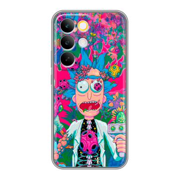 Силиконовый чехол на Realme C85 Pro с принтом Рик и Морти Rick Morty Силиконовый чехол на Realme C85 Pro с принтом Рик и Морти Rick Morty