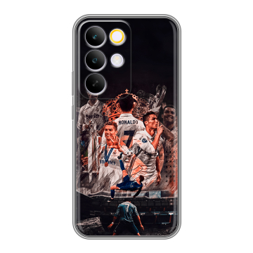 Силиконовый чехол на Realme C85 Pro с принтом Реал Роналдо Real Ronaldo