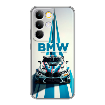 Силиконовый чехол на Realme C85 Pro с принтом БМВ BMW Силиконовый чехол на Realme C85 Pro с принтом БМВ BMW