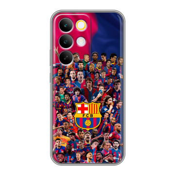Силиконовый чехол на Realme C85 Pro с принтом Барселона Barcelona
