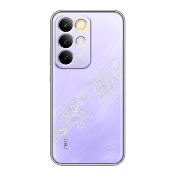 Силиконовый чехол на Realme C85 Pro с принтом Сотворение мира Силиконовый чехол на Realme C85 Pro с принтом Сотворение мира