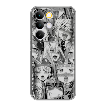 Силиконовый чехол на Realme C85 Pro с принтом Ahegao Ахегао Аниме Силиконовый чехол на Realme C85 Pro с принтом Ahegao Ахегао Аниме