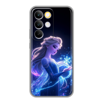Силиконовый чехол на Realme C85 Pro с принтом Холодное сердце Frozen Силиконовый чехол на Realme C85 Pro с принтом Холодное сердце Frozen