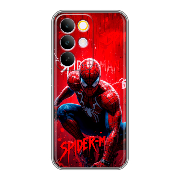 Силиконовый чехол на Realme C85 Pro с принтом Spiderman Человек паук