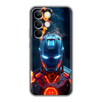 Силиконовый чехол на Realme C85 Pro с принтом IronMan Железный человек