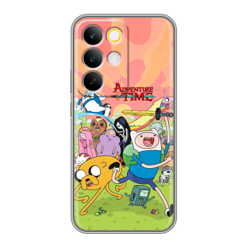 Силиконовый чехол на Realme C85 Pro с принтом Adventure time Время приключений Силиконовый чехол на Realme C85 Pro с принтом Adventure time Время приключений