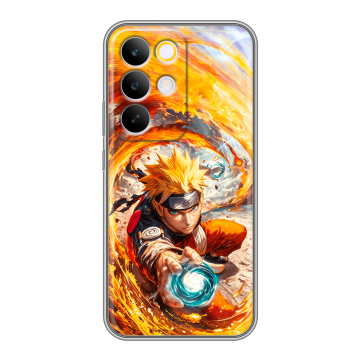 Силиконовый чехол на Realme C85 Pro с принтом Аниме Наруто Naruto