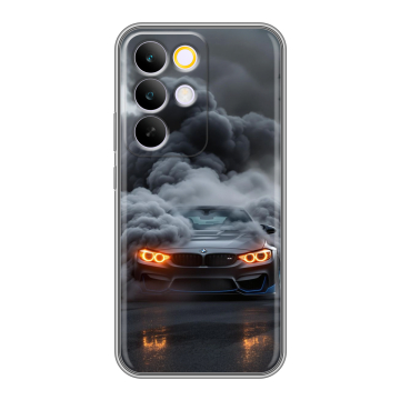 Силиконовый чехол на Realme C85 Pro с принтом BMW БМВ