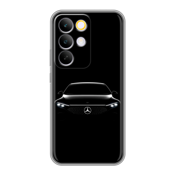 Силиконовый чехол на Realme C85 Pro с принтом Mercedes Мерседес