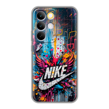 Силиконовый чехол на Realme C85 Pro с принтом Nike Найк