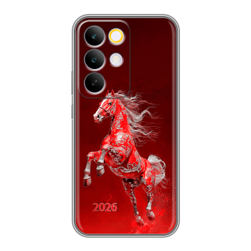 Силиконовый чехол на Realme C85 Pro с принтом Новый год Силиконовый чехол на Realme C85 Pro с принтом Новый год