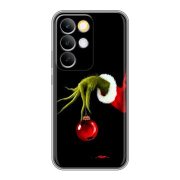 Силиконовый чехол на Realme C85 Pro с принтом Новый год Гринч Силиконовый чехол на Realme C85 Pro с принтом Новый год Гринч