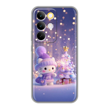 Силиконовый чехол на Realme C85 Pro с принтом Новый год Силиконовый чехол на Realme C85 Pro с принтом Новый год