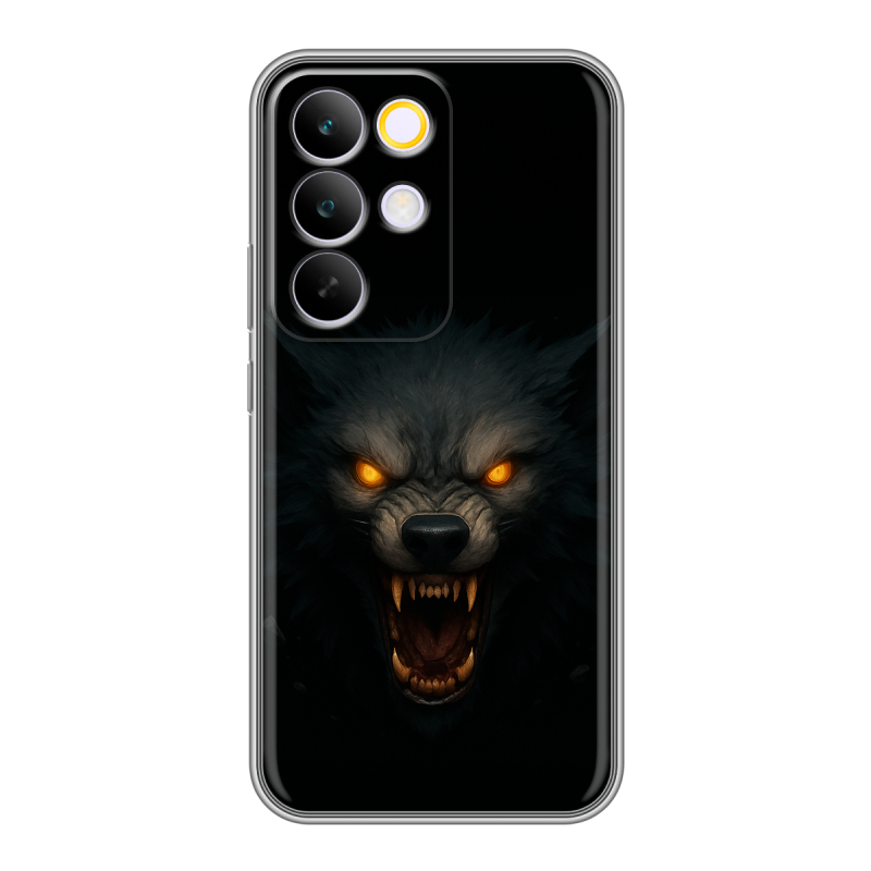 Силиконовый чехол на Realme C85 Pro с принтом Волк Силиконовый чехол на Realme C85 Pro с принтом Волк