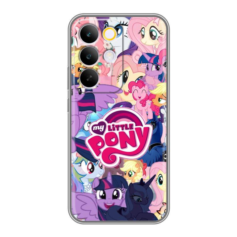Силиконовый чехол на Realme C85 Pro с принтом My little pony Дружба чудо Силиконовый чехол на Realme C85 Pro с принтом My little pony Дружба чудо