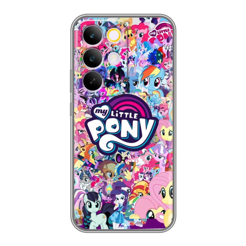 Силиконовый чехол на Realme C85 Pro с принтом My little pony Дружба чудо Силиконовый чехол на Realme C85 Pro с принтом My little pony Дружба чудо