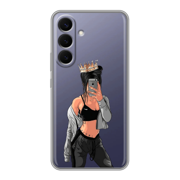 Силиконовый чехол на Samsung Galaxy S26 Plus с принтом Женские принты Силиконовый чехол на Samsung Galaxy S26 Plus с принтом Женские принты