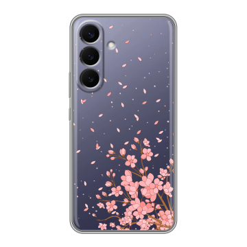 Силиконовый чехол на Samsung Galaxy S26 Plus с принтом Ветка сакуры Силиконовый чехол на Samsung Galaxy S26 Plus с принтом Ветка сакуры
