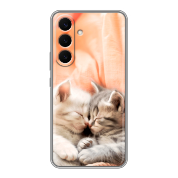 Силиконовый чехол на Samsung Galaxy S26 Plus с принтом Котята Силиконовый чехол на Samsung Galaxy S26 Plus с принтом Котята