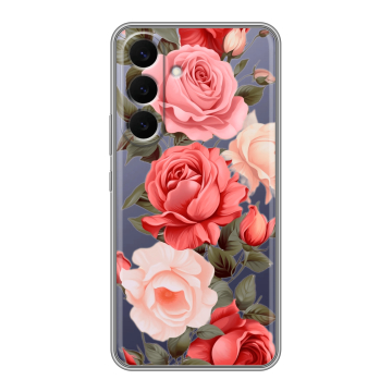 Силиконовый чехол на Samsung Galaxy S26 Plus с принтом Розы Силиконовый чехол на Samsung Galaxy S26 Plus с принтом Розы