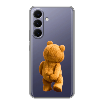 Силиконовый чехол на Samsung Galaxy S26 Plus с принтом Медведь Силиконовый чехол на Samsung Galaxy S26 Plus с принтом Медведь