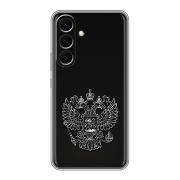 Силиконовый чехол на Samsung Galaxy S26 Plus с принтом Герб России