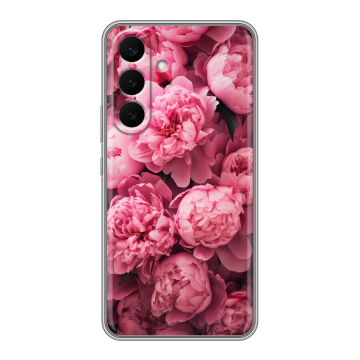 Силиконовый чехол на Samsung Galaxy S26 Plus с принтом цветы пионы Силиконовый чехол на Samsung Galaxy S26 Plus с принтом цветы пионы