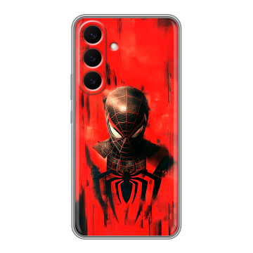 Силиконовый чехол на Samsung Galaxy S26 Plus с принтом человек паук spiderman