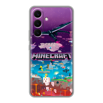 Силиконовый чехол на Samsung Galaxy S26 Plus с принтом Майнкрафт Minecraft Силиконовый чехол на Samsung Galaxy S26 Plus с принтом Майнкрафт Minecraft