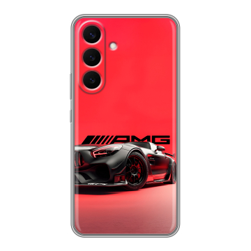 Силиконовый чехол на Samsung Galaxy S26 Plus с принтом Мерседес Mercedes AMG Силиконовый чехол на Samsung Galaxy S26 Plus с принтом Мерседес Mercedes AMG