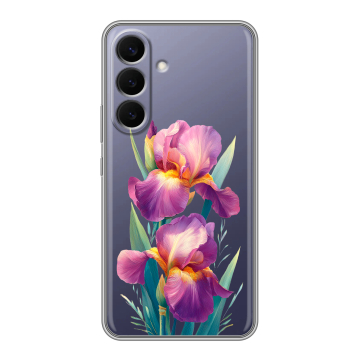 Силиконовый чехол на Samsung Galaxy S26 Plus с принтом Цветы орхидеи Силиконовый чехол на Samsung Galaxy S26 Plus с принтом Цветы орхидеи