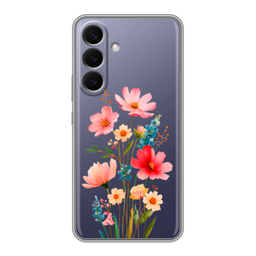 Силиконовый чехол на Samsung Galaxy S26 Plus с принтом Цветы Силиконовый чехол на Samsung Galaxy S26 Plus с принтом Цветы