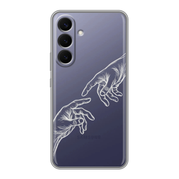 Силиконовый чехол на Samsung Galaxy S26 Plus с принтом Сотворение мира Силиконовый чехол на Samsung Galaxy S26 Plus с принтом Сотворение мира