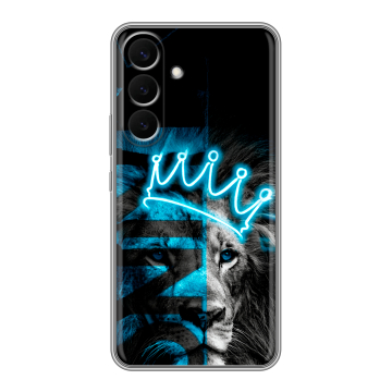 Силиконовый чехол на Samsung Galaxy S26 Plus с принтом Король лев Силиконовый чехол на Samsung Galaxy S26 Plus с принтом Король лев