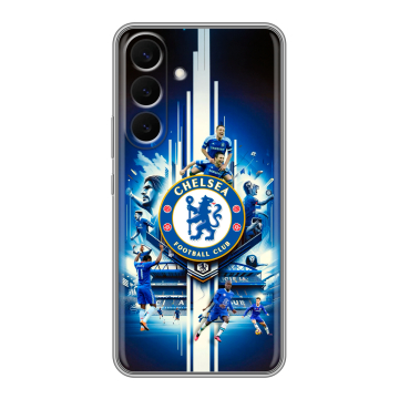 Силиконовый чехол на Samsung Galaxy S26 Plus с принтом Chelsea Челси Силиконовый чехол на Samsung Galaxy S26 Plus с принтом Chelsea Челси