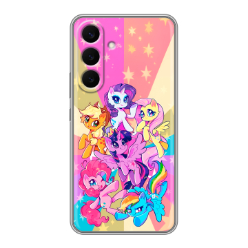 Силиконовый чехол на Samsung Galaxy S26 Plus с принтом My little pony Дружба чудо