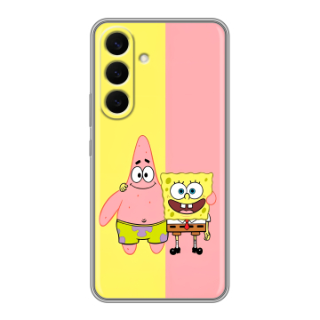 Силиконовый чехол на Samsung Galaxy S26 Plus с принтом Спанч боб Спанчбоб Силиконовый чехол на Samsung Galaxy S26 Plus с принтом Спанч боб Спанчбоб