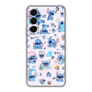 Силиконовый чехол на Samsung Galaxy S26 Plus с принтом Лило и Стич