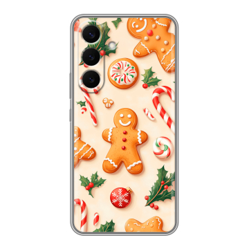 Силиконовый чехол на Samsung Galaxy S26 Plus с принтом Новый год Силиконовый чехол на Samsung Galaxy S26 Plus с принтом Новый год
