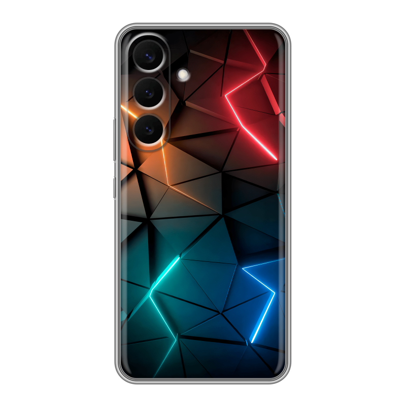 Силиконовый чехол на Samsung Galaxy S26 Plus с принтом Абстракция неон Силиконовый чехол на Samsung Galaxy S26 Plus с принтом Абстракция неон