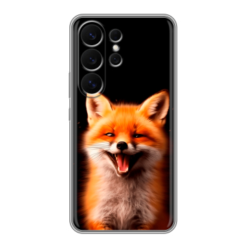 Силиконовый чехол на Samsung Galaxy S26 Ultra с принтом Лиса
