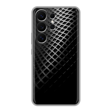 Силиконовый чехол на Samsung Galaxy S26 Ultra с принтом Текстура металла