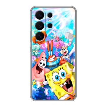 Силиконовый чехол на Samsung Galaxy S26 Ultra с принтом спанчбоб спанч боб Силиконовый чехол на Samsung Galaxy S26 Ultra с принтом спанчбоб спанч боб