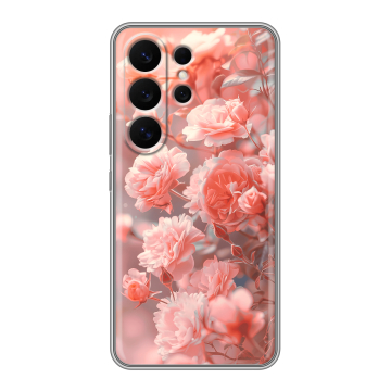 Силиконовый чехол на Samsung Galaxy S26 Ultra с принтом Розы цветы
