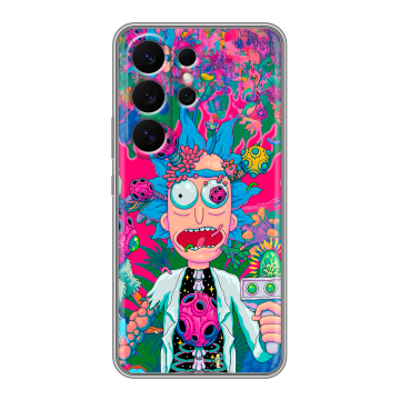 Силиконовый чехол на Samsung Galaxy S26 Ultra с принтом Рик и Морти Rick Morty