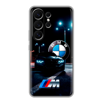 Силиконовый чехол на Samsung Galaxy S26 Ultra с принтом БМВ BMW